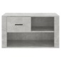 Scarpiera Grigio Cemento 80x35x45 cm in Legno Multistrato Scarpiera Grigio Cemento 80x35x45 cm in Legno Multistrato