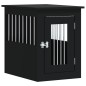 vidaXL Gabbia Cani da Arredamento Nera 45x62x59cm Legno Multistrato vidaXL Gabbia Cani da Arredamento Nera 45x62x59cm Legno Multistrato