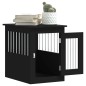 vidaXL Gabbia Cani da Arredamento Nera 45x62x59cm Legno Multistrato vidaXL Gabbia Cani da Arredamento Nera 45x62x59cm Legno Multistrato