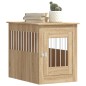 vidaXL Gabbia Cani da Arredamento Rovere Sonoma 55x80x68cm Multistrato