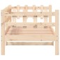 vidaXL Dormeuse senza Materasso 80x200 cm in Legno Massello di Pino