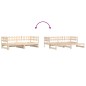 vidaXL Dormeuse Estraibile 2x(90x200) cm Legno Massello di Pino vidaXL Dormeuse Estraibile 2x(90x200) cm Legno Massello di Pino