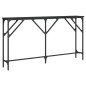 vidaXL Tavolino Consolle Nero 140x23x75 cm in Legno Multistrato vidaXL Tavolino Consolle Nero 140x23x75 cm in Legno Multistrato