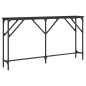 vidaXL Tavolino Consolle Nero 140x23x75 cm in Legno Multistrato vidaXL Tavolino Consolle Nero 140x23x75 cm in Legno Multistrato