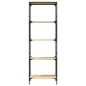 vidaXL Libreria 5 Ripiani Rovere Sonoma 59x35x171 cm Legno Multistrato