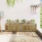 vidaXL Fioriere da Giardino 2 pz in Legno di Pino Impregnato vidaXL Fioriere da Giardino 2 pz in Legno di Pino Impregnato