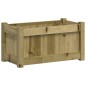 vidaXL Fioriere da Giardino 2 pz in Legno di Pino Impregnato vidaXL Fioriere da Giardino 2 pz in Legno di Pino Impregnato