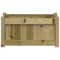 vidaXL Fioriere da Giardino 2 pz in Legno di Pino Impregnato vidaXL Fioriere da Giardino 2 pz in Legno di Pino Impregnato