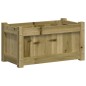 vidaXL Fioriere da Giardino 2 pz in Legno di Pino Impregnato vidaXL Fioriere da Giardino 2 pz in Legno di Pino Impregnato