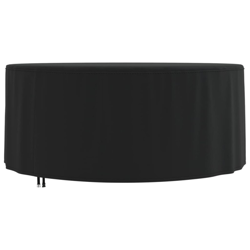 vidaXL Copertura Mobili Giardino Rotonda Nera Ø 182x71 cm 420D Oxford vidaXL Copertura Mobili Giardino Rotonda Nera Ø 182x71 cm 420D Oxford
