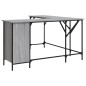 vidaXL Scrivania Grigio Sonoma 141x141x75 cm in Legno Multistrato vidaXL Scrivania Grigio Sonoma 141x141x75 cm in Legno Multistrato