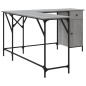 vidaXL Scrivania Grigio Sonoma 141x141x75 cm in Legno Multistrato vidaXL Scrivania Grigio Sonoma 141x141x75 cm in Legno Multistrato