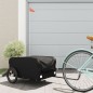 vidaXL Rimorchio da Bici Nero 45 kg in Ferro vidaXL Rimorchio da Bici Nero 45 kg in Ferro