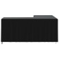 vidaXL Coperture per Divano a L 2pz 215x215x80 cm 420D Tessuto Oxford