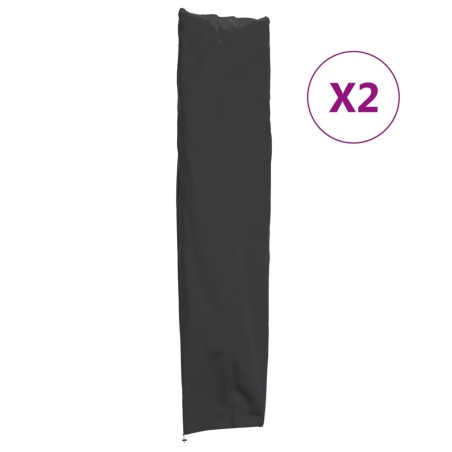 vidaXL Coperture per Ombrellone Giardino 2pz 240x57/57 cm 420D Oxford