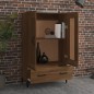 Credenza Rovere Marrone 70x31x115 cm in Legno Multistrato Credenza Rovere Marrone 70x31x115 cm in Legno Multistrato