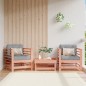 vidaXL Sedie da Giardino 2 pz in Legno Massello di Douglas vidaXL Sedie da Giardino 2 pz in Legno Massello di Douglas