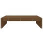 vidaXL Poggiapiedi Giardino Marrone Ambra 120x80cm Legno Massello Pino vidaXL Poggiapiedi Giardino Marrone Ambra 120x80cm Legno Massello Pino