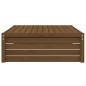 vidaXL Poggiapiedi Giardino Marrone Ambra 120x80cm Legno Massello Pino vidaXL Poggiapiedi Giardino Marrone Ambra 120x80cm Legno Massello Pino