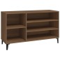 Scarpiera Rovere Marrone 102x36x60 cm in Legno Multistrato Scarpiera Rovere Marrone 102x36x60 cm in Legno Multistrato