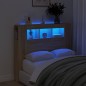 vidaXL Testiera LED Rovere Sonoma 120x18,5x103,5 cm Legno Multistrato vidaXL Testiera LED Rovere Sonoma 120x18,5x103,5 cm Legno Multistrato