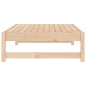 vidaXL Poggiapiedi da Giardino 120x80 cm in Legno Massello di Pino vidaXL Poggiapiedi da Giardino 120x80 cm in Legno Massello di Pino