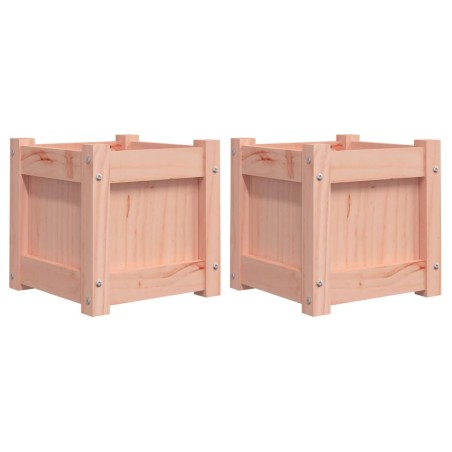 vidaXL Fioriere da Giardino 2 pz in Legno Massello di Douglas