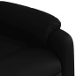 vidaXL Poltrona Alzapersona Reclinabile Massaggio Nero Similpelle