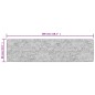 vidaXL Tappeto Lavabile Multicolore 80x300 cm Antiscivolo vidaXL Tappeto Lavabile Multicolore 80x300 cm Antiscivolo