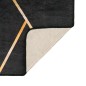 vidaXL Tappeto Lavabile Nero e Oro 190x300 cm Antiscivolo vidaXL Tappeto Lavabile Nero e Oro 190x300 cm Antiscivolo