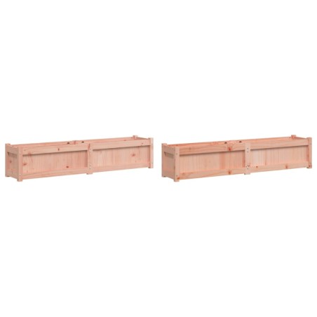 vidaXL Fioriere da Giardino 2 pz in Legno Massello di Douglas