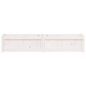 vidaXL Fioriera da Giardino Bianca 150x31x31 cm Legno Massello di Pino vidaXL Fioriera da Giardino Bianca 150x31x31 cm Legno Massello di Pino