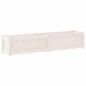 vidaXL Fioriera da Giardino Bianca 150x31x31 cm Legno Massello di Pino vidaXL Fioriera da Giardino Bianca 150x31x31 cm Legno Massello di Pino