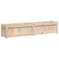 vidaXL Fioriera da Giardino 150x31x31 cm in Legno Massello di Pino vidaXL Fioriera da Giardino 150x31x31 cm in Legno Massello di Pino