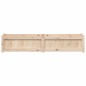 vidaXL Fioriera da Giardino 150x31x31 cm in Legno Massello di Pino vidaXL Fioriera da Giardino 150x31x31 cm in Legno Massello di Pino