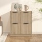 vidaXL Credenza Rovere Sonoma 60x30x70 cm in Legno Multistrato vidaXL Credenza Rovere Sonoma 60x30x70 cm in Legno Multistrato