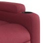 vidaXL Poltrona Elettrica Reclinabile Rosso Vino in Tessuto