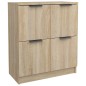 vidaXL Credenza Rovere Sonoma 60x30x70 cm in Legno Multistrato vidaXL Credenza Rovere Sonoma 60x30x70 cm in Legno Multistrato
