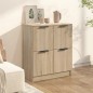vidaXL Credenza Rovere Sonoma 60x30x70 cm in Legno Multistrato vidaXL Credenza Rovere Sonoma 60x30x70 cm in Legno Multistrato