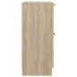 vidaXL Credenza Rovere Sonoma 60x30x70 cm in Legno Multistrato vidaXL Credenza Rovere Sonoma 60x30x70 cm in Legno Multistrato