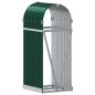 vidaXL Portaceppi Verde 40x45x100 cm in Acciaio Zincato