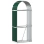 vidaXL Portaceppi Verde 80x45x190 cm in Acciaio Zincato vidaXL Portaceppi Verde 80x45x190 cm in Acciaio Zincato