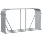 vidaXL Portaceppi Grigio Chiaro 180x45x100 cm in Acciaio Zincato vidaXL Portaceppi Grigio Chiaro 180x45x100 cm in Acciaio Zincato