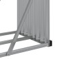 vidaXL Portaceppi Grigio Chiaro 180x45x100 cm in Acciaio Zincato vidaXL Portaceppi Grigio Chiaro 180x45x100 cm in Acciaio Zincato