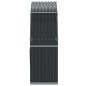 vidaXL Portaceppi Antracite 120x45x140 cm in Acciaio Zincato vidaXL Portaceppi Antracite 120x45x140 cm in Acciaio Zincato