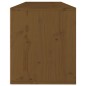 Pensile Marrone Miele 100x30x35 cm in Legno Massello di Pino