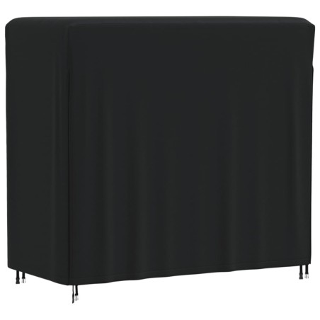 vidaXL Copertura per Porta Legna Nera 122x61x106 cm 420D Oxford