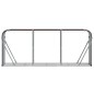 vidaXL Portaceppi Marrone 234x45x100 cm in Acciaio Zincato vidaXL Portaceppi Marrone 234x45x100 cm in Acciaio Zincato