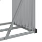 vidaXL Portaceppi Marrone 234x45x100 cm in Acciaio Zincato vidaXL Portaceppi Marrone 234x45x100 cm in Acciaio Zincato