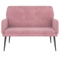 Panca Rosa 108x79x79 cm in Velluto Panca Rosa 108x79x79 cm in Velluto